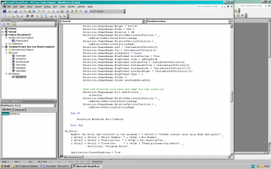 vba-window A typical VBA window for Word